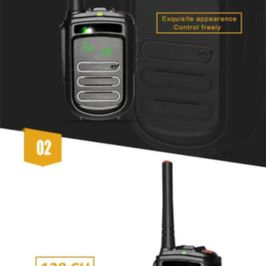 2 PCS DP168 DMR walkie talkie digital portable mini professional Two-way radio ham handy Mobile police uhf vhf 10km